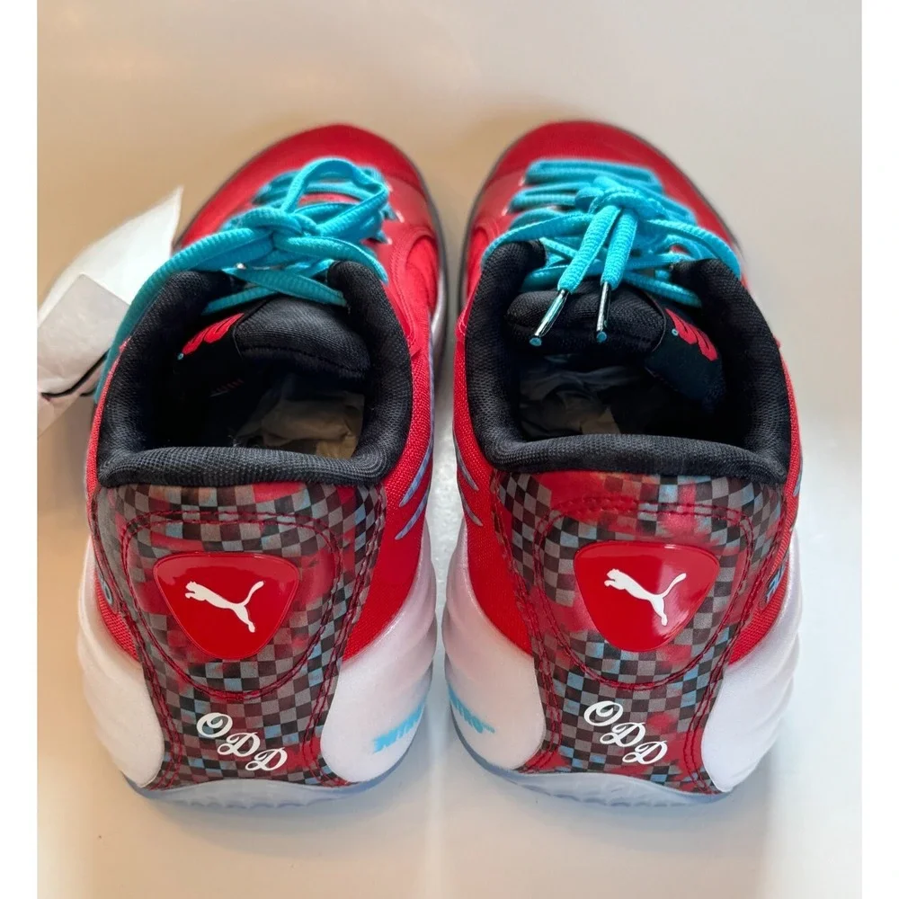 PUMA AllPro Nitro Scoot Red Basketball Sneakers Athletic Shoes Men's Size‎ 9.5